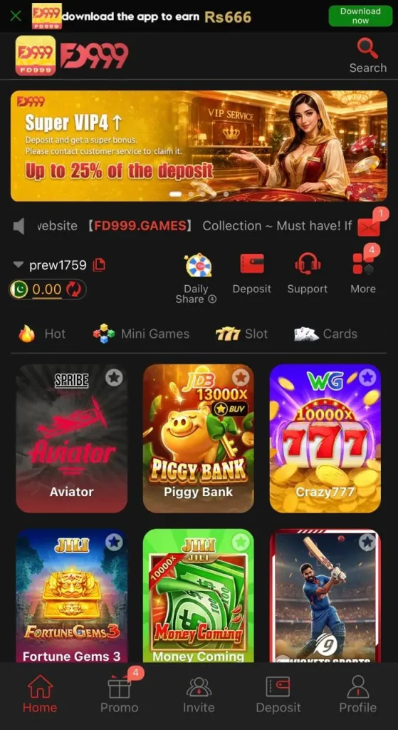 Fd999 Game Interface